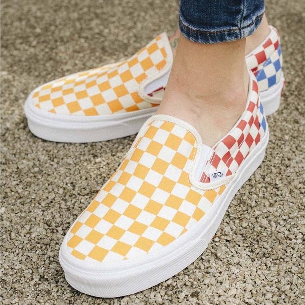 Vans Multicolored Checkerboard Slip On